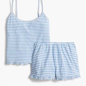 NWT! J Crew ruffle pajamas.